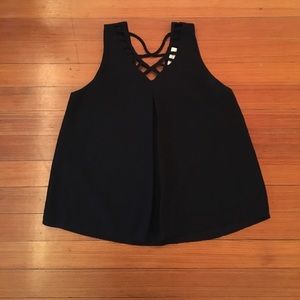 Monteau criss-cross tank, size S